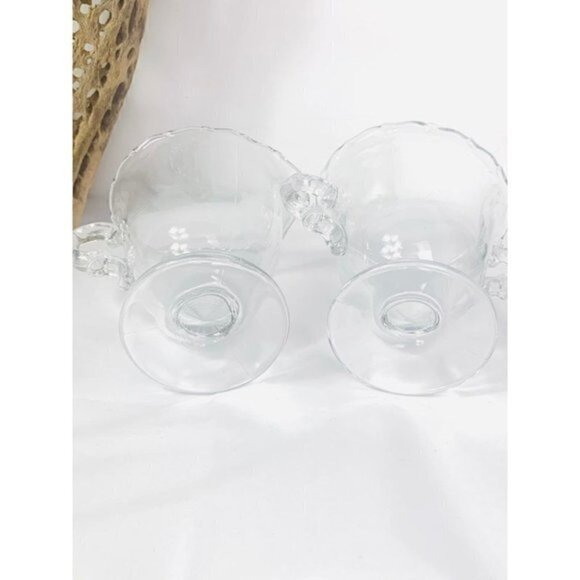 Vintage Fostoria Century Glass Sugar and Creamer Set 1950s - Picture 6 of 8